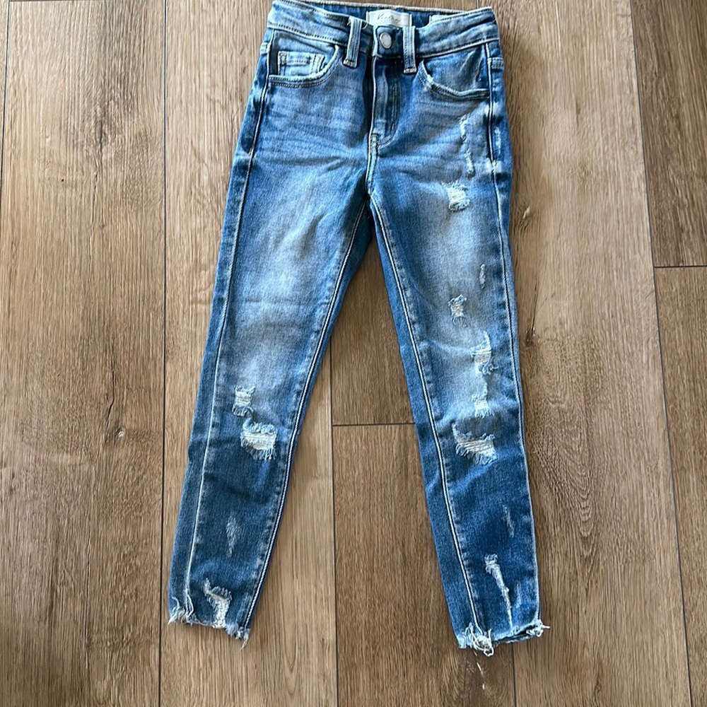 Girls kancan jeans size 6 like new
